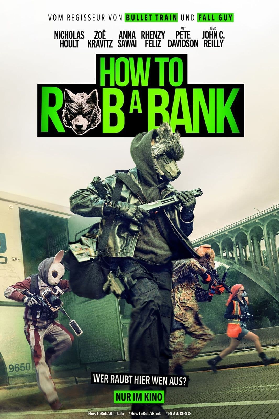 How to Rob a Bank theatrical poster featuring the film’s masked robbers