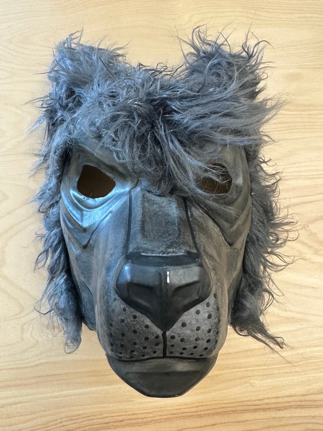 Wolf mask supplied as the product reference for the embedded edit
