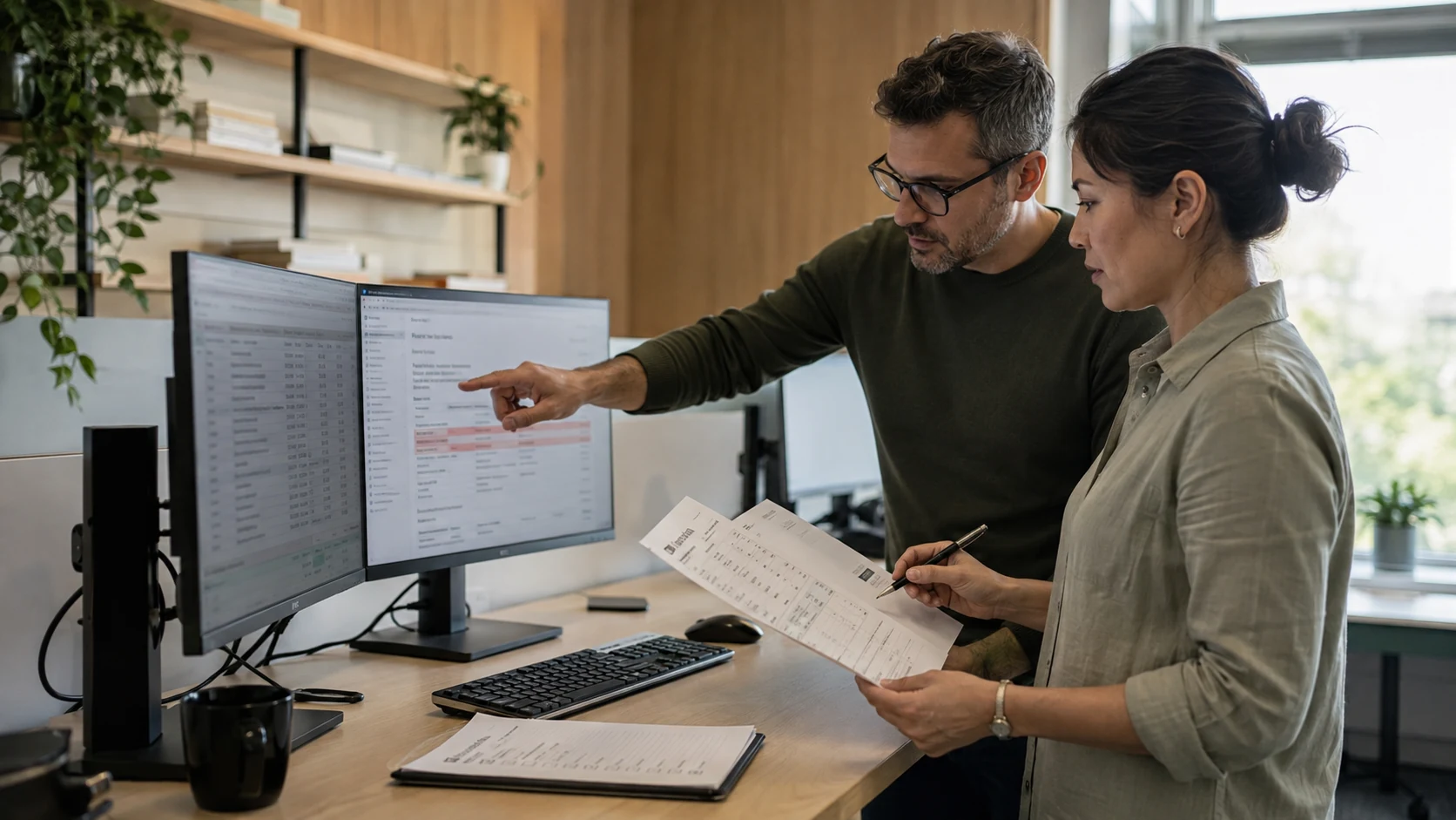 An AI product and finance team tracing a failed reconciliation before release