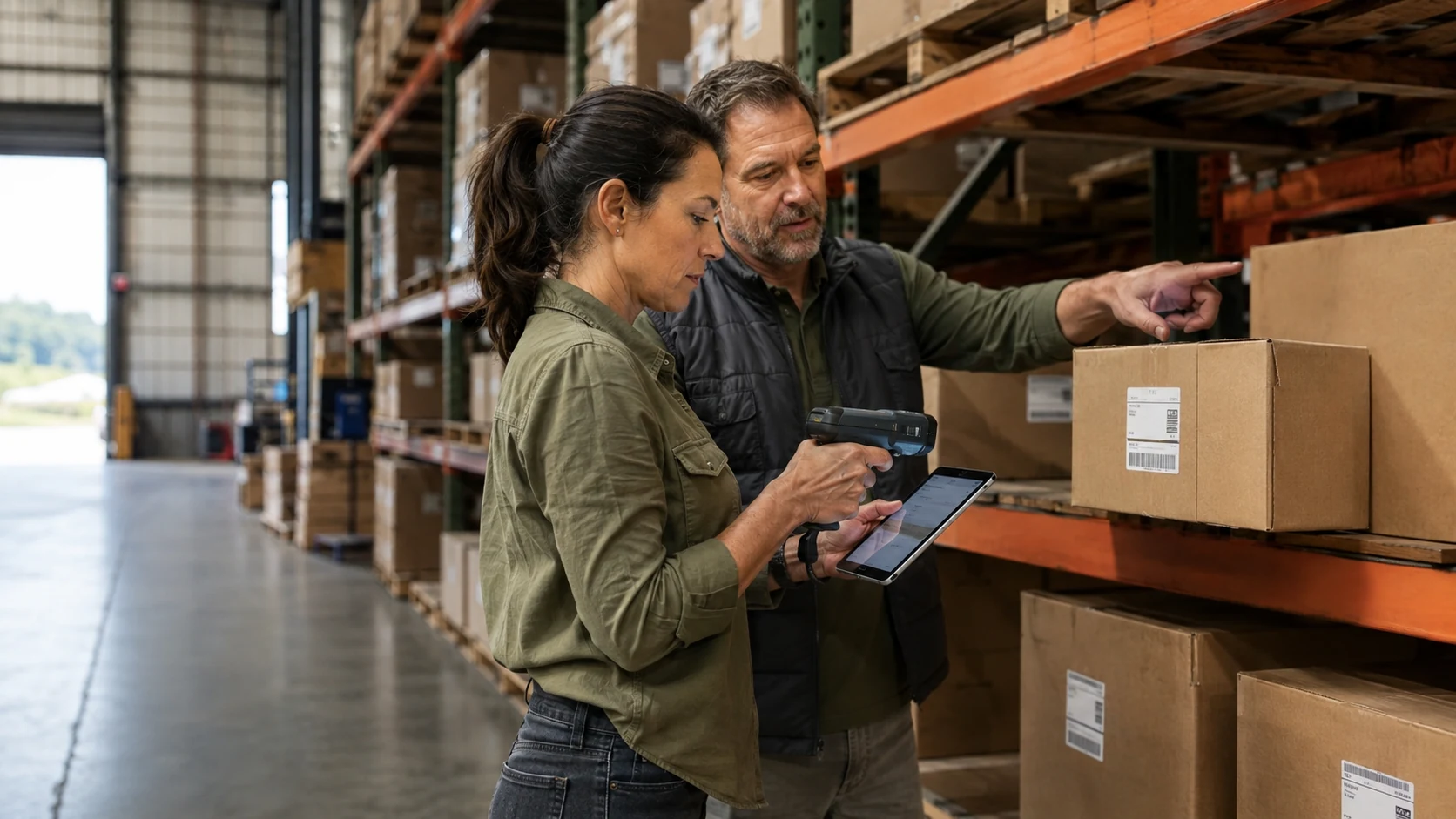 An operations analyst validating purchased inventory data against a physical case