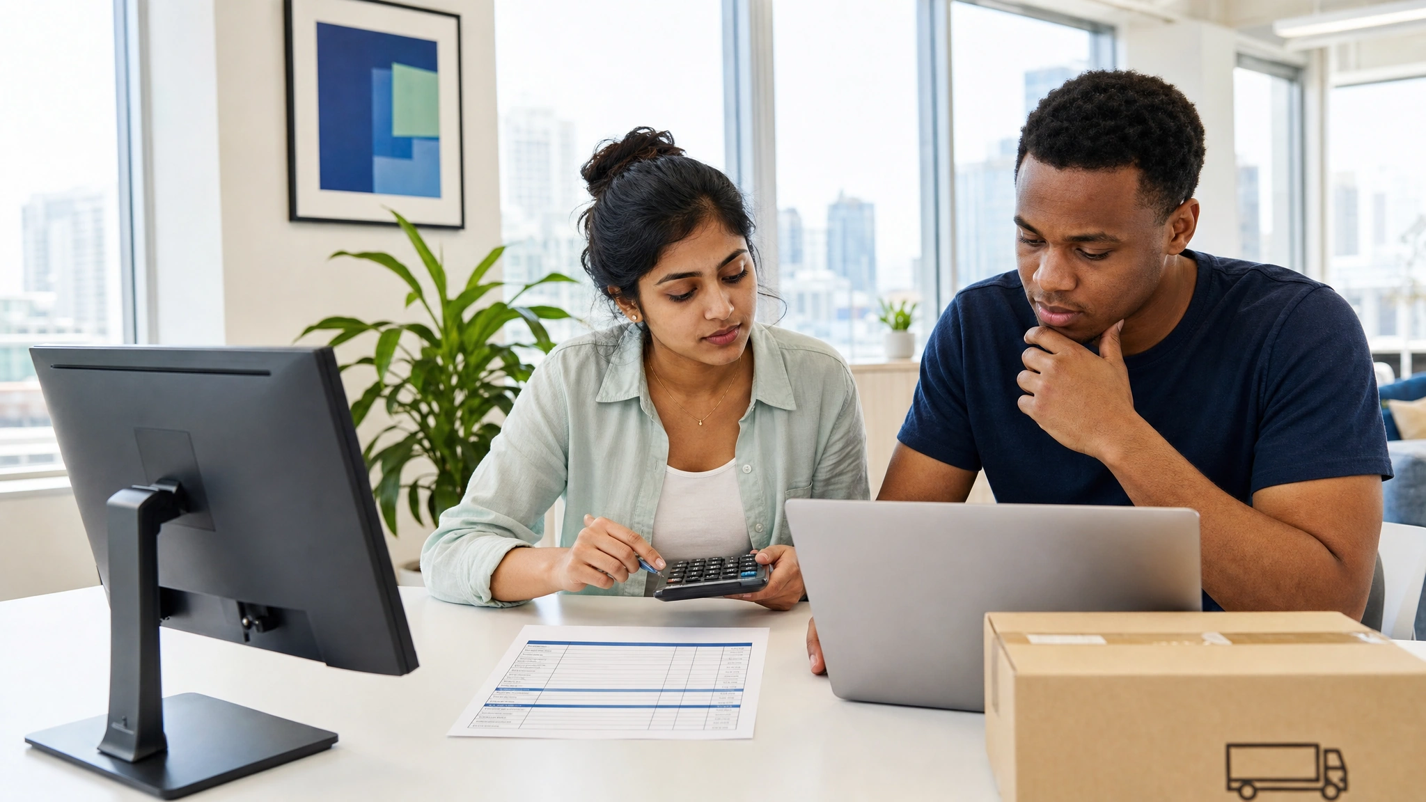 Finance and operations review equipment, delivery, setup, and support costs together.